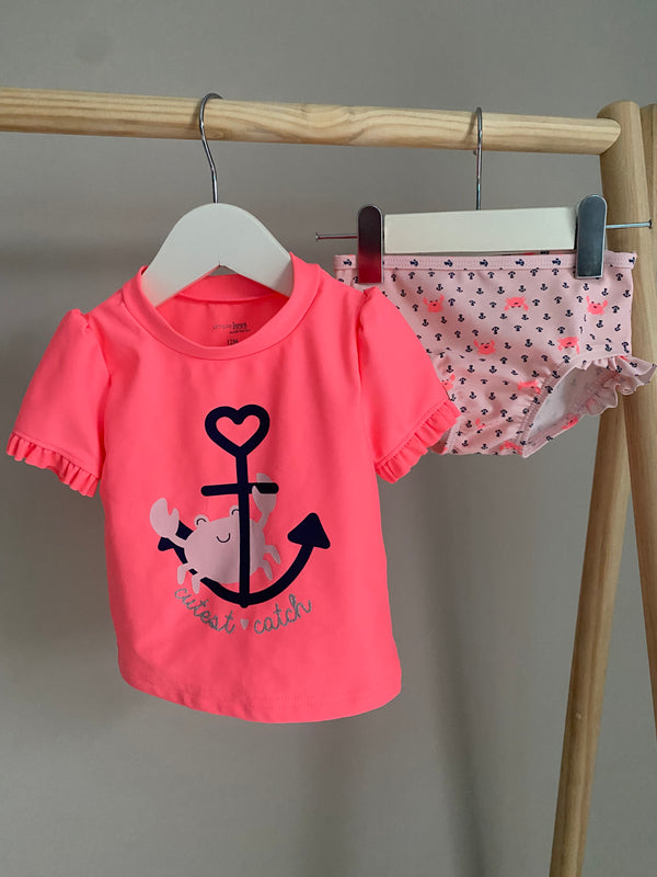 SIMPLE JOYS Two Piece Swimsuit (12 Months)