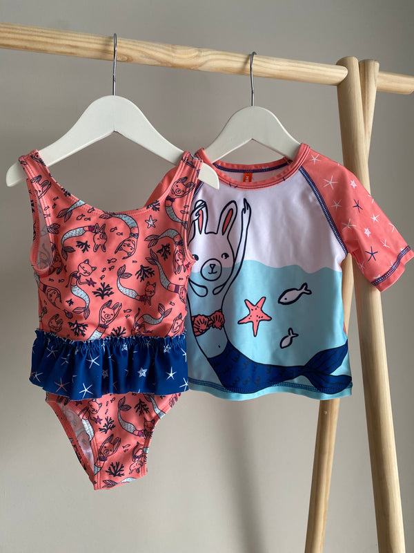JOE FRESH Swimsuit & Swim Shirt (6-12 Months)