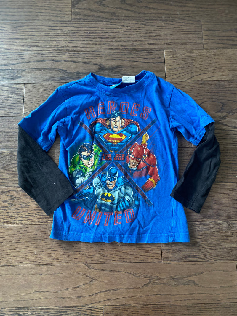 JUSTICE LEAGUE Long Sleeve (6Y)