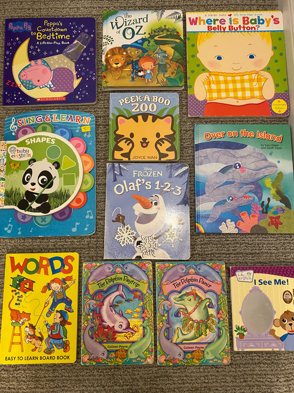 Assortment of books