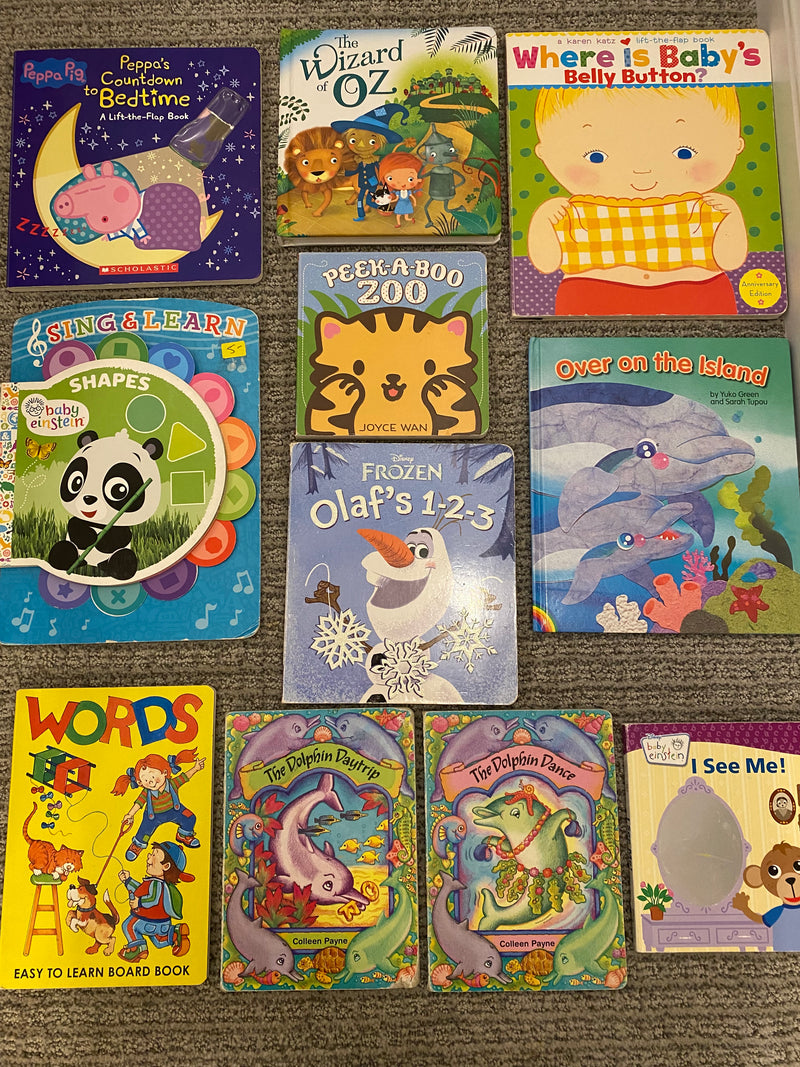 Assortment of books