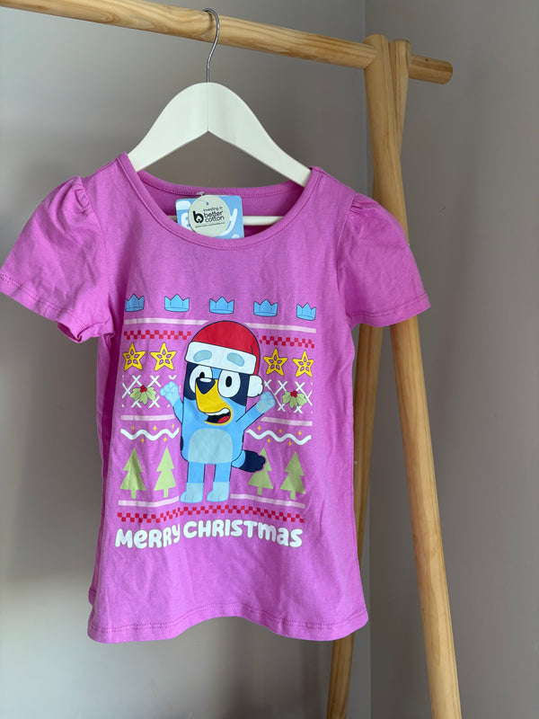 BLUEY Christmas T-Shirt (5 Years)