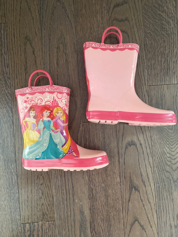 DISNEY PRINCESS Rubber Boots (Size 12)