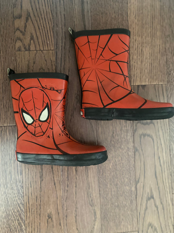 MARVEL Spiderman Rubber Boots (Size 11)