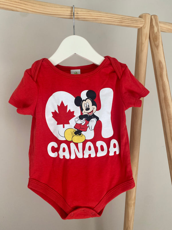 DISNEY Oh Canada Onesie (6-12 Months)