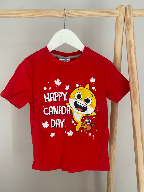 NICKELODEON Baby Shark Canada Day T-Shirt (5-6 Years)