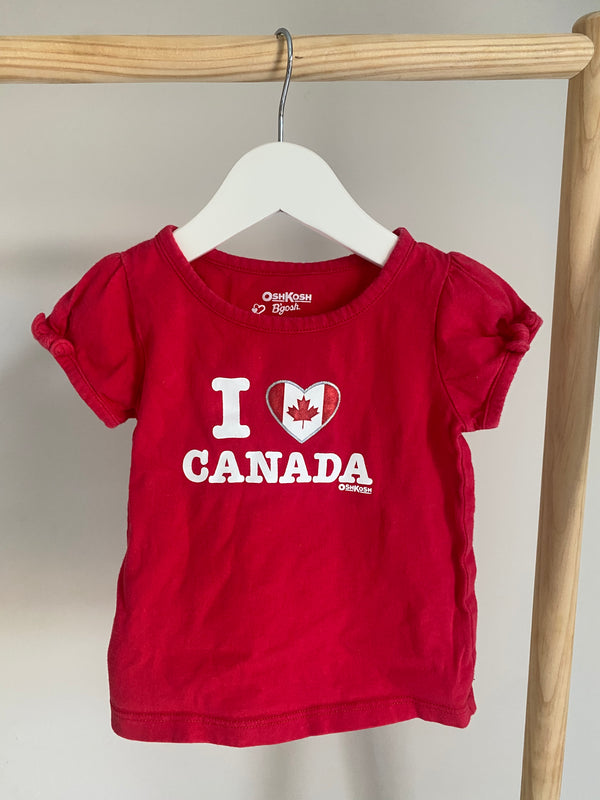 OSHKOSH Canada Day T-Shirt (12 Months)