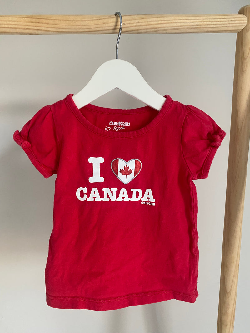 OSHKOSH Canada Day T-Shirt (12 Months)