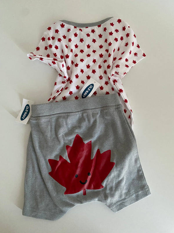 OLD NAVY Canada Day Outfit (6-12 Months)