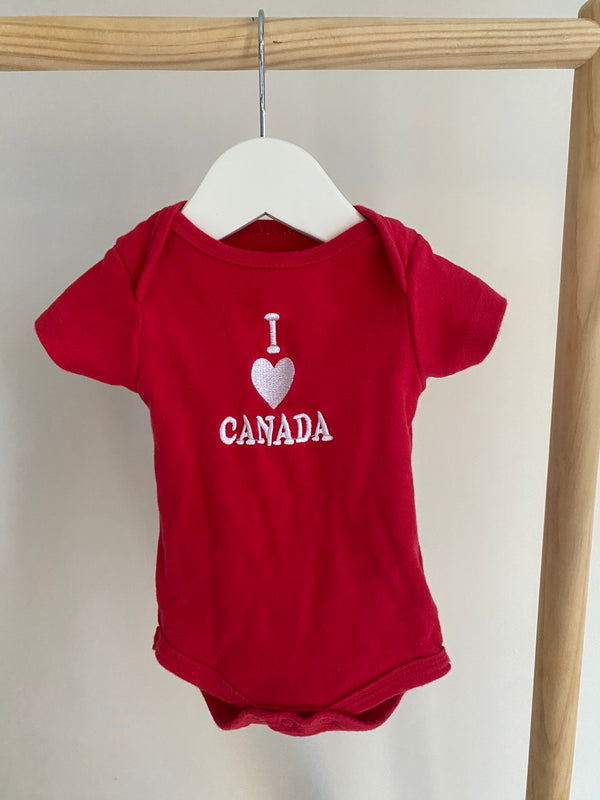 Canada Day Onesie (0-3 Months)