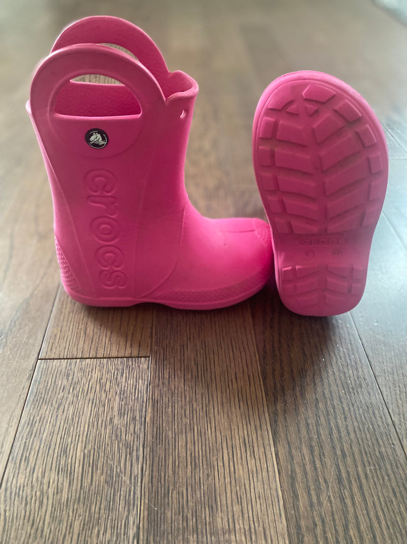 CROCS Rubber Boots (Size Toddler 12)